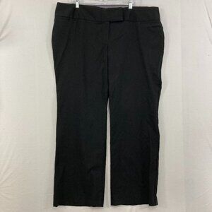 New Torrid Studio size 22 Plus Black Classic Stretch Relaxed Trouser Office Work